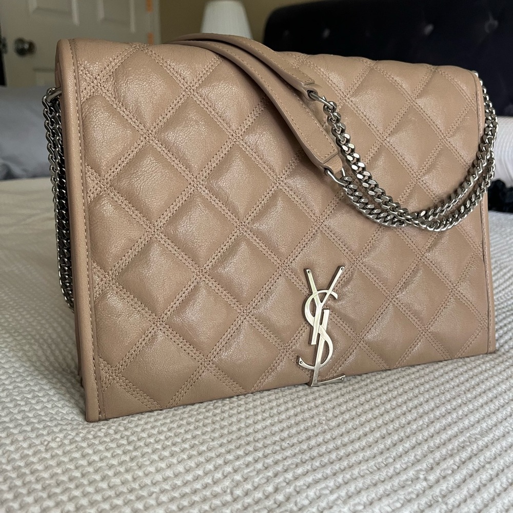 Saint laurent Becky quilted shoulder bag